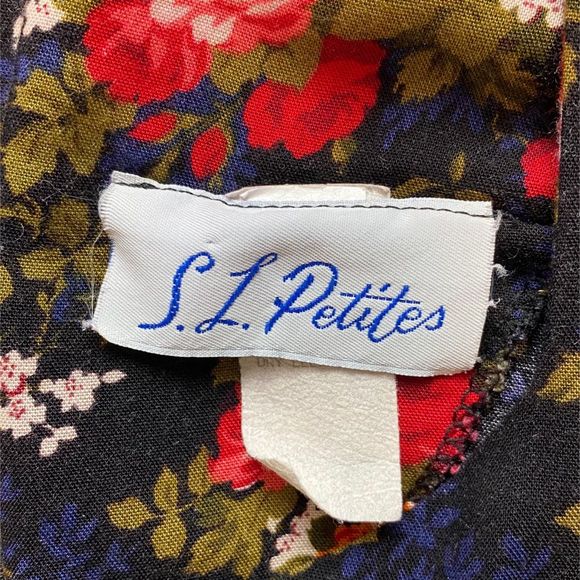 Vintage 80’s S.L. Petites Floral Baby Doll Dress - Size 6 - Picture 9 of 9
